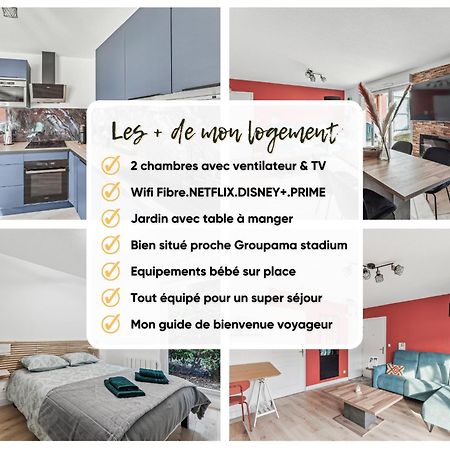 Comfort And Tranquility Near Lyon And Groupama Stadium, 4 Personnes Meyzieu Esterno foto